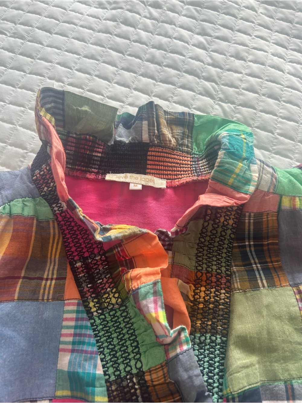 Love the Label Zuri Top in Madras Patch - Picture 6 of 9